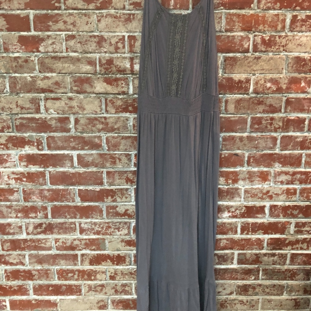 Old Navy Gray Maxi Dress Size M